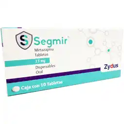 Farmacias YZA Segmir 15mg 10 tabs oferta