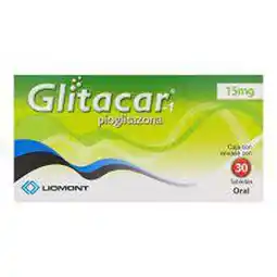 Farmacias YZA Glitacar 1.15mg 30 tabs oferta