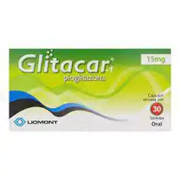 Farmacias YZA Glitacar 1.15mg 30 tabs oferta