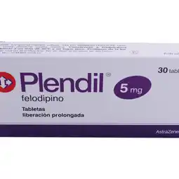 Farmacias YZA Plendil 5mg 30 tabs oferta