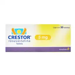 Farmacias YZA Crestor 5mg 30 tabs oferta