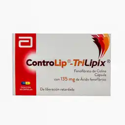 Farmacias YZA Controlip triplix 135mg 30 tabs oferta