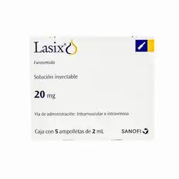 Farmacias YZA Lasix 20mg 5 amp x 2ml oferta