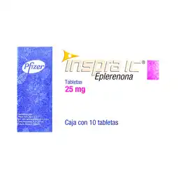 Farmacias YZA Inspra ic 25mg 10 tabs oferta