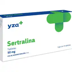 Farmacias YZA Yza sertralina 50mg 14 tabs oferta