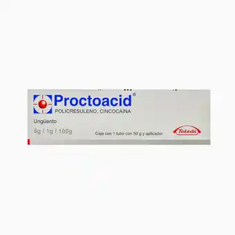 Farmacias YZA Proctoacid pomada 50g oferta