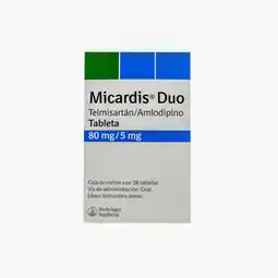 Farmacias YZA Micardis duo 80mg/5mg 28 tabs oferta