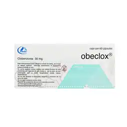 Farmacias YZA Obeclox 30mg 60 caps oferta