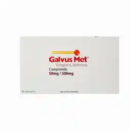 Farmacias YZA Galvus met 50mg/500mg 60 comp oferta