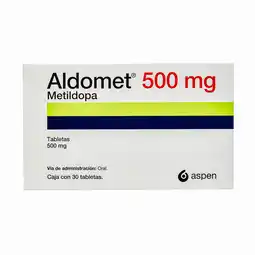 Farmacias YZA Aldomet 500mg 30 tabs oferta