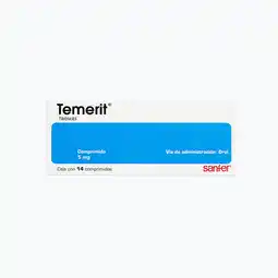 Farmacias YZA Temerit 5mg 14 tabs oferta