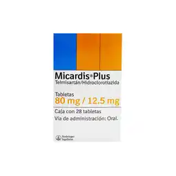 Farmacias YZA Micardis plus 80mg/12.5mg 28 tabs oferta