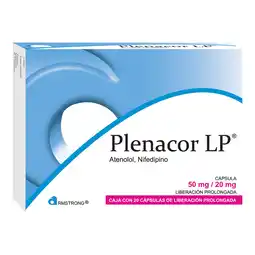 Farmacias YZA Plenacor lp 50mg/20mg 20 caps oferta
