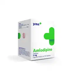 Farmacias YZA Yza amlodipino 5mg 30 tabs oferta