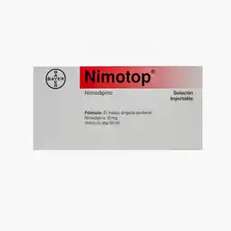Farmacias YZA Nimotop inyectable 10mg 50ml oferta