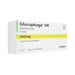Farmacias YZA Glucophage xr 500mg 30 tabs oferta