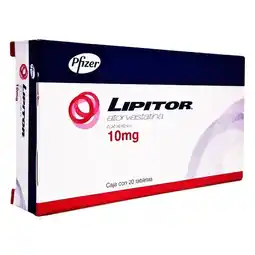 Farmacias YZA Lipitor 10mg 20 tabs oferta