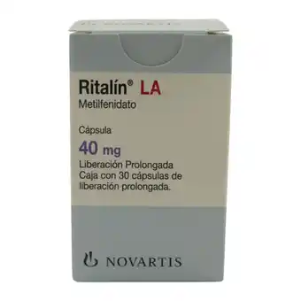 Farmacias YZA Ritalin-la liberacion prolo 40mg 30 tabs oferta