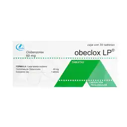 Farmacias YZA Obeclox liberacion prolonga 60mg 30 tabs oferta