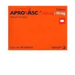 Farmacias YZA Aprovasc 300mg/10mg 14 tabs oferta