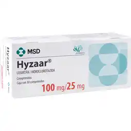 Farmacias YZA Hyzaar 100mg/25mg 30 comp oferta