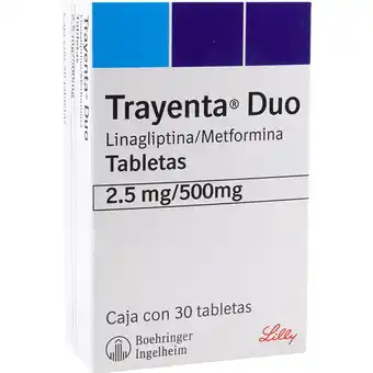 Farmacias YZA Trayenta duo 2.5mg/500mg 30 tabs oferta