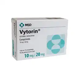 Farmacias YZA Vytorin 10mg/20mg 14 comp oferta