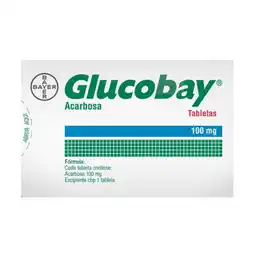 Farmacias YZA Glucobay 100mg 30 comp oferta