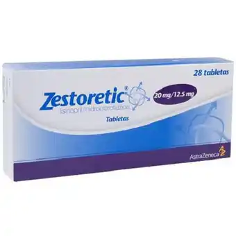 Farmacias YZA Zestoretic 20mg 28 tabs oferta