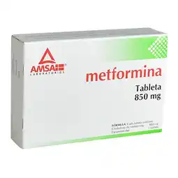 Farmacias YZA Amsa metformina 850mg oferta