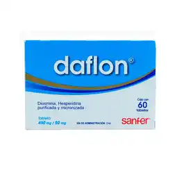 Farmacias YZA Daflon 450mg/50mg 60 tabs oferta