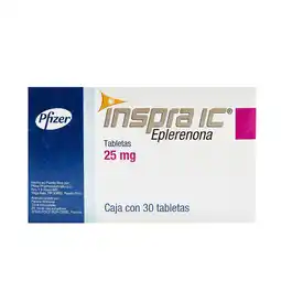 Farmacias YZA Inspra ic 25mg 30 tabs oferta