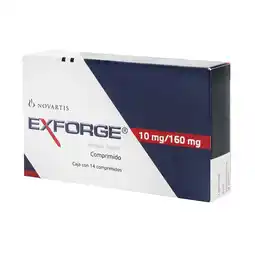 Farmacias YZA Exforge 10mg/160mg 14 comp oferta