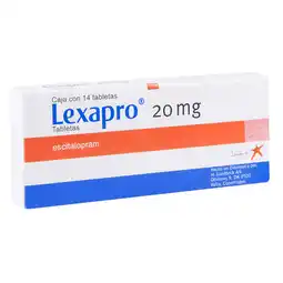 Farmacias YZA Lexapro 20mg 14 tabs oferta