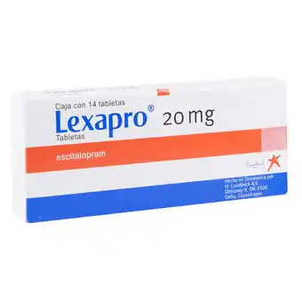 Farmacias YZA Lexapro 20mg 14 tabs oferta
