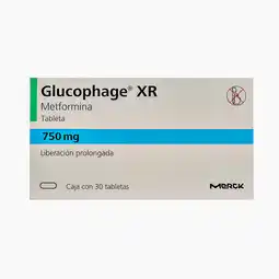 Farmacias YZA Glucophage xr 750mg 30 tabs oferta