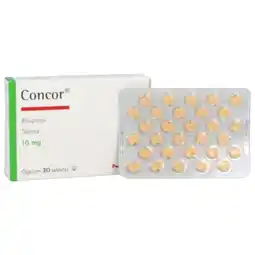 Farmacias YZA Concor 10mg 30 gra oferta