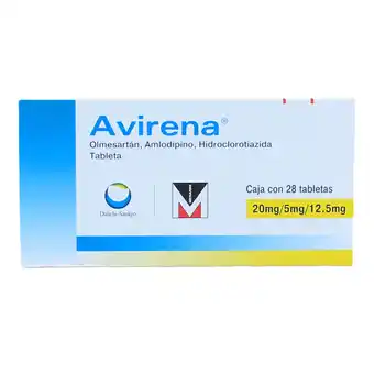 Farmacias YZA Avirena 20mg/5mg/12.5mg 28 tabs oferta