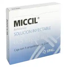 Farmacias YZA Miccil 0.5mg 5 amp x 2ml oferta