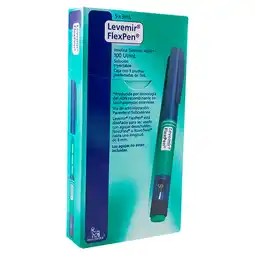 Farmacias YZA Levemir flexpen pluma 100ui 5 amp x 3ml oferta