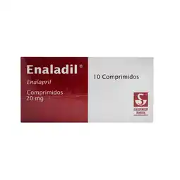 Farmacias YZA Enaladil 20mg 10 tabs oferta