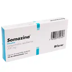 Farmacias YZA Somazina 500mg 10comp oferta