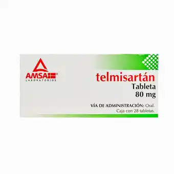 Farmacias YZA Telmisartan ams 80mg 28 tabs oferta