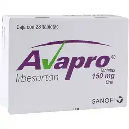 Farmacias YZA Avapro 150mg 28 tabs oferta