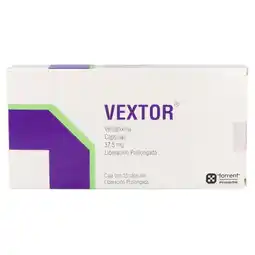 Farmacias YZA Vextor liberacion retarda 37.5mg 15 tabs oferta