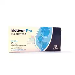 Farmacias YZA Ideliver pro 30mg 7 tabs oferta