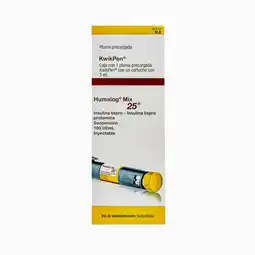 Farmacias YZA Humalog mix kwikpen 100ui/ml 1 jga x 3ml oferta