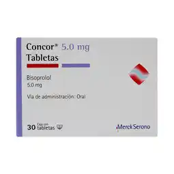 Farmacias YZA Concor 5mg 30 tabletas oferta