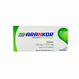 Farmacias YZA Di-arahkor 60mg/12.5mg 20 tabs oferta