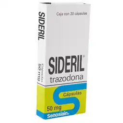 Farmacias YZA Sideril 50mg 20 caps oferta